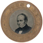 BELL AND EVERETT 1860 FERROTYPE.