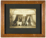 EARLY BOARDWALK PALMIST BOOTH FRAMED REAL PHOTO.