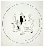 "THE NEBBS" PARISIAN NOVELTY CO. POCKET MIRROR ORIGINAL ART.