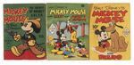 "MICKEY MOUSE" FAST-ACTION BOOK SET.