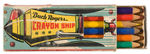 "BUCK ROGERS CRAYON SHIP/SCHOOL CRAYONS" BOX.