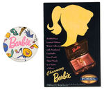 "CHARMING BARBIE" FOSSIL WATCH AND PROMOTIONAL MATERIALS.