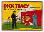 "DICK TRACY PAINT & CRAYON SET."