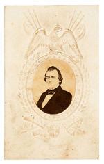 ANDREW JOHNSON CARTE DE VISITE CIRCA 1864 CAMPAIGN.