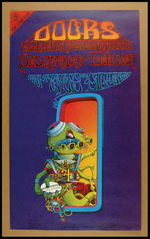 FAMILY DOG CONCERT POSTER FD-D18 FEATURING THE DOORS.