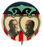 TAFT AND SHERMAN ART NOUVEAU STYLE LOCKET DESIGN JUGATE.