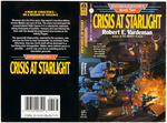 RICHARD HESCOX "CRISIS AT STARLIGHT" ORIGINAL PAPERBACK COVER PAINTING WITH COVER PROOF.