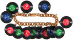 ELVIS PRESLEY RECORDS CHARM BRACELET.