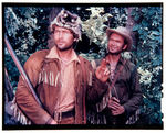 FESS PARKER AS DAVY CROCKETT DISNEY STUDIO LOT OF 12 TRANSPARENCIES.