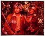 FESS PARKER AS DAVY CROCKETT DISNEY STUDIO LOT OF 12 TRANSPARENCIES.