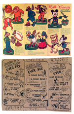 "WALT DISNEY CUT-OUT FOLDER BOOK."