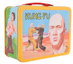 "KUNG FU" METAL LUNCHBOX WITH THERMOS.