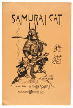 MARK ROGERS "SAMURAI CAT" COMICS/BOOKS/PORTFOLIOS LOT.