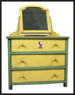 MICKEY MOUSE DOLL DRESSER.