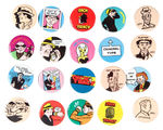DICK TRACY 1984 BUTTON SET BY BUTTON-UP CO.