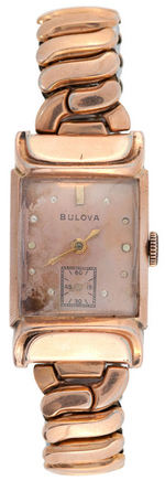 HUMPREY BOGART PERSONALLY OWNED MONOGRAMMED BULOVA WATCH .