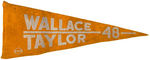 "WALLACE/TAYLOR" 1948 PROGRESSIVE PARTY PENNANT.