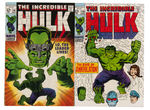 INCREDIBLE HULK LOT OF THREE.