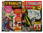 STRANGE TALES WITH HUMAN TORCH AND DR. STRANGE RUN OF 11 COMICS.