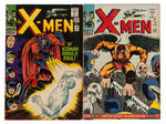 "X-MEN" CLASSIC COMIC RUN OF TEN ISSUES.