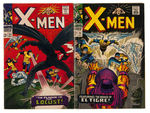 "X-MEN" CLASSIC COMIC RUN OF TEN ISSUES.