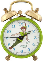 PETER PAN BOXED ALARM CLOCK.