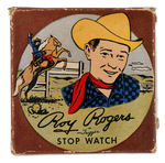 "ROY ROGERS & TRIGGER STOP WATCH" BY BRADLEY TIME BOXED.