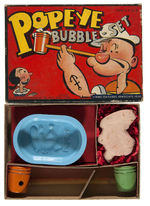 "POPEYE BUBBLE SET" BOXED PAIR.