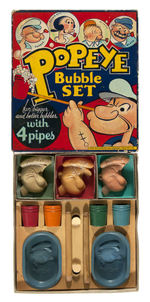 "POPEYE BUBBLE SET" BOXED PAIR.