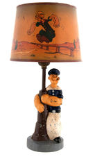 POPEYE FIGURAL LAMP & SHADE.