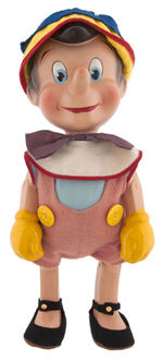 "PINOCCHIO" KNICKERBOCKER BOXED DOLL.