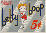 "BETTY BOOP MILK NUT FRAPPE" CANDY BAR BOX.