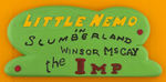 "LITTLE NEMO IN SLUMBERLAND - WINSOR McCAY" HAND-CARVED & PAINTED FIGURAL WOODEN TRINKET BOXES.