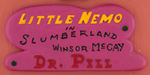 "LITTLE NEMO IN SLUMBERLAND - WINSOR McCAY" HAND-CARVED & PAINTED FIGURAL WOODEN TRINKET BOXES.