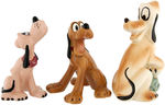 PLUTO CERAMIC FIGURINE LOT.