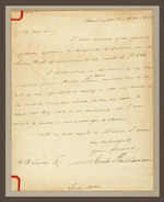 BUCHANAN AS PRESIDENT 1860 LETTER REJECTING RE-NOMINATION BY CHARLESTON CONVENTION.