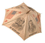 MC KINLEY ROOSEVELT 1900 CAMPAIGN UMBRELLA.