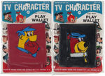 HANNA-BARBERA "TV CHARACTER PLAY WALLET" LOT.