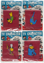 HANNA-BARBERA "TV CHARACTER PLAY WALLET" LOT.