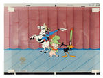 LONE RANGER/PORKY PIG/DAFFY DUCK 1995 WARNER BROS. ANIMATION CEL.