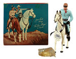"THE LONE RANGER AND HIS GREAT HORSE SILVER" BOXED HARTLAND.