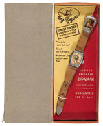 "ROY ROGERS" BOXED INGRAHAM WRIST WATCH.