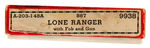 "THE LONE RANGER LAPEL WATCH" BOXED WITH GUN HOLSTER FOB.