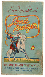 "THE LONE RANGER WRIST WATCH" IN BOX & INSERT.