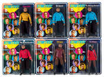 “STAR TREK” FIRST SERIES MEGO FIGURES ON CARDS.