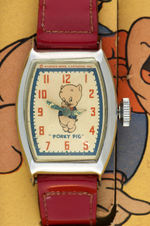 "PORKY PIG WRIST WATCH" BOXED.