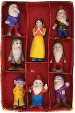 "SNOW WHITE AND THE SEVEN DWARFS" BOXED BISQUE SET (SIZE VARIETY).