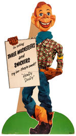 “HOWDY DOODY THREE MUSKETEERS AND SNICKERS” OVERSIZED  STANDEE.