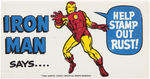 MARVEL COMICS "MARVELMANIA" SUPERHERO BUMPER STICKER SET.