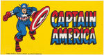 MARVEL COMICS "MARVELMANIA" SUPERHERO BUMPER STICKER SET.